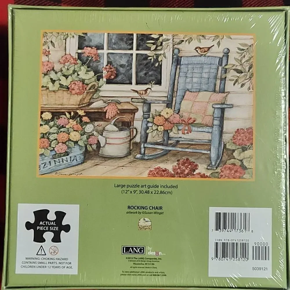 Lang 500 Piece Jigsaw Puzzle Rocking Chair 24